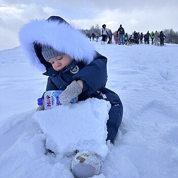 A u pauzi od sankanja…Hipp