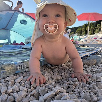 Moj prvi susret s plažom i kamenčićima