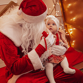 Prvi susret sa Djeda Mrazom❤️