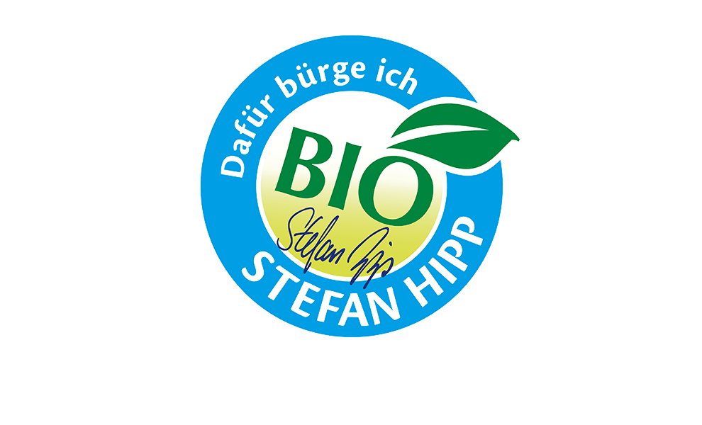 A circular logo with the word "BIO" in the center, surrounded by German text and a stylized leaf.
